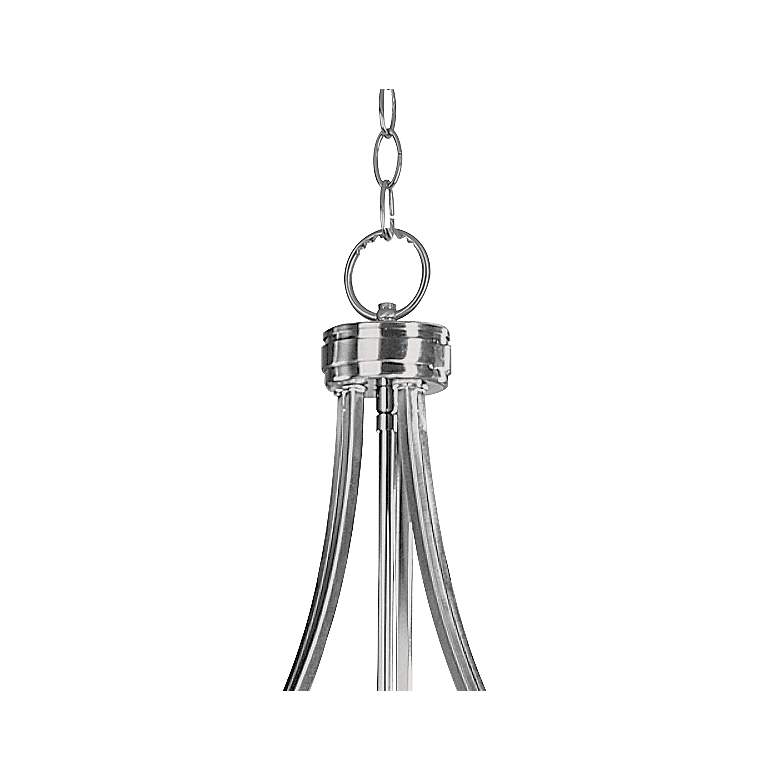 Image 5 Possini Euro Design Deco Nickel 24 1/4" Wide Pendant Light more views