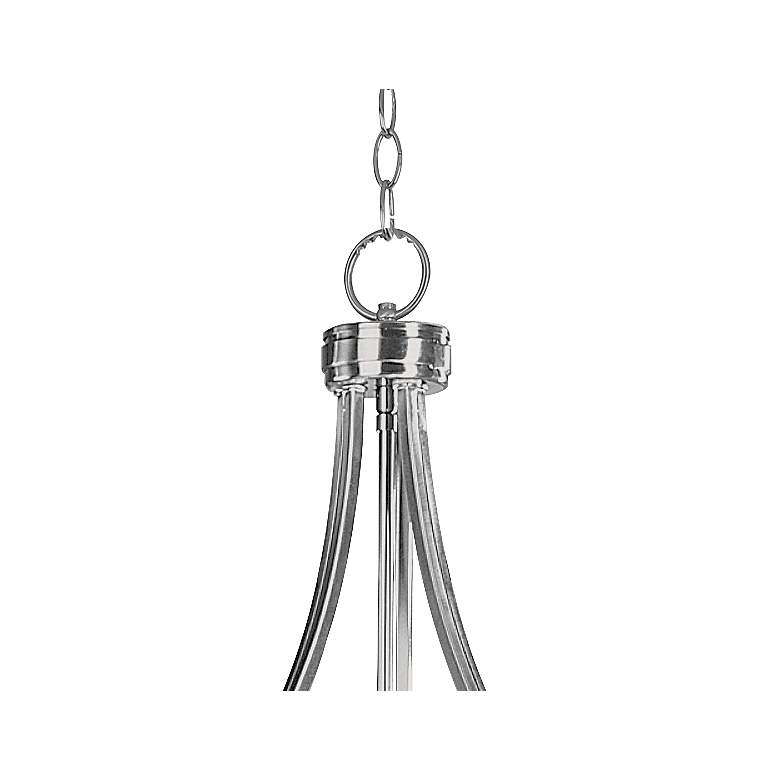 Image 5 Possini Euro Design Deco Nickel 24 1/4 inch Wide Pendant Light more views