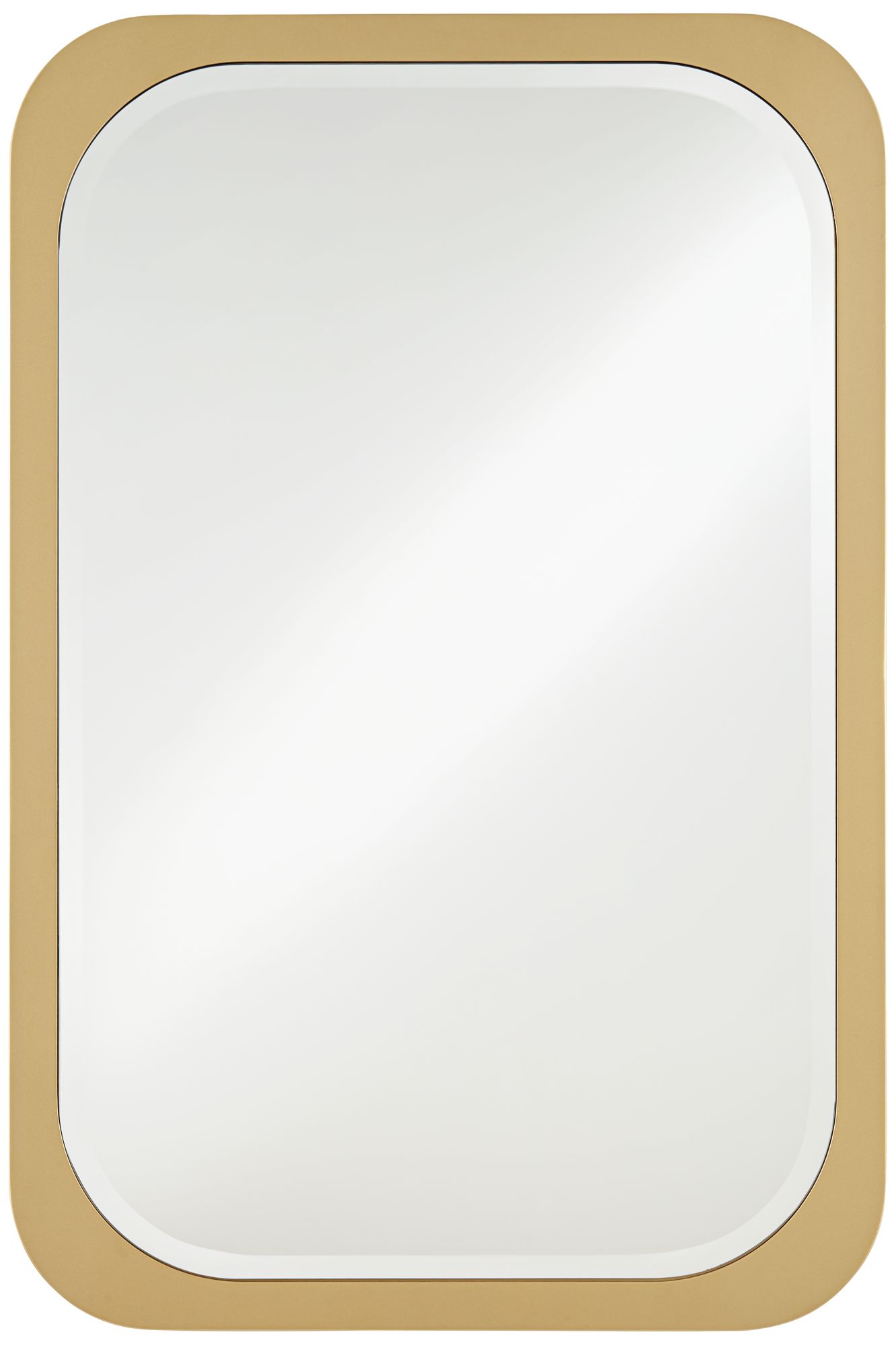 Image 3 Possini Euro Design Devonshire Gold 28" x 42" Rect. Wall Mirror