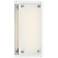 Possini Euro Design DeWitt 12" High Chrome LED Wall Sconce