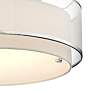 Possini Euro Design Double Organza 16" Wide Ceiling Light