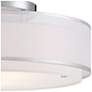 Possini Euro Design Double Organza 20" Wide Ceiling Light