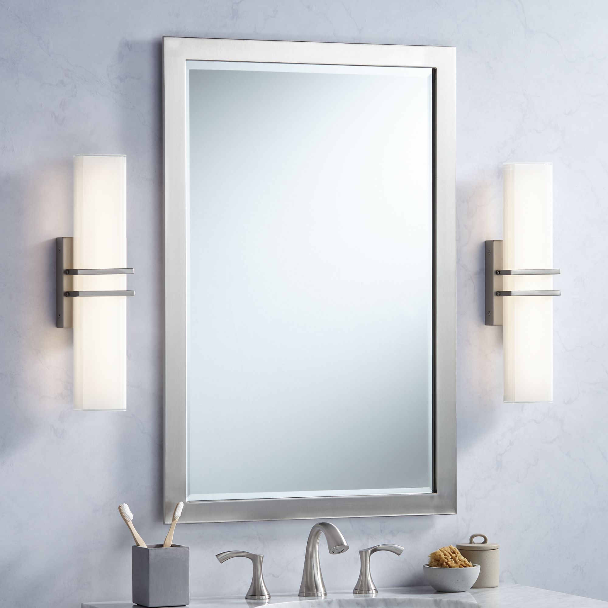 Possini Euro Design EXETER Brushed Nickel Collection