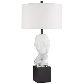 Image3 of Possini Euro Design Faces Statue Modern Table Lamp