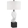Watch A Video About the Possini Euro Design Faces Statue Modern Table Lamp