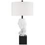 Watch A Video About the Possini Euro Design Faces Statue Modern Table Lamp