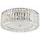 Possini Euro Design Finley 14" Wide Crystal Ceiling Light