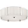 Possini Euro Design Flair 16 3/4" Wide Chrome Ceiling Light
