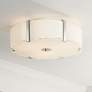 Possini Euro Design Flair 16 3/4" Wide Chrome Ceiling Light