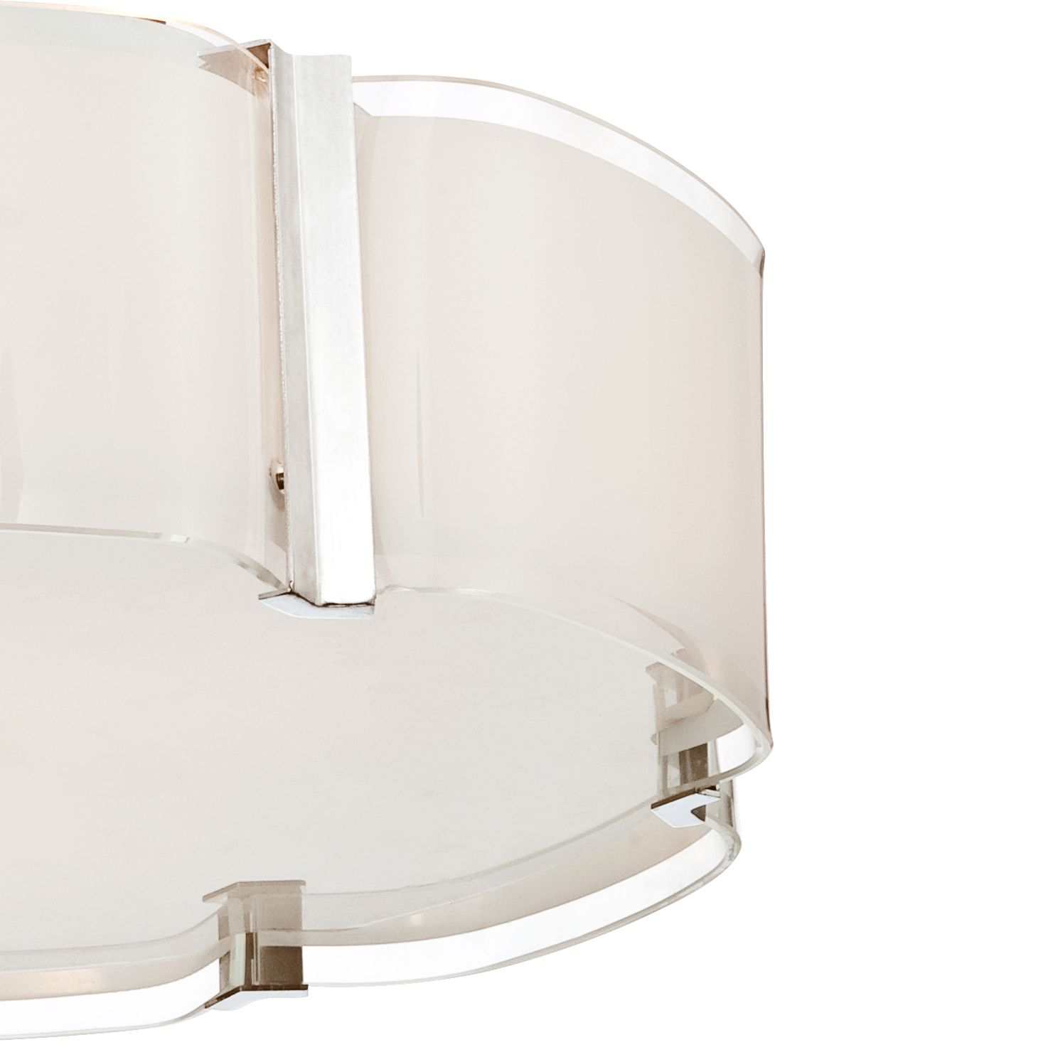 Image 4 Possini Euro Design Flair 16 3/4" Wide Chrome Ceiling Light more views