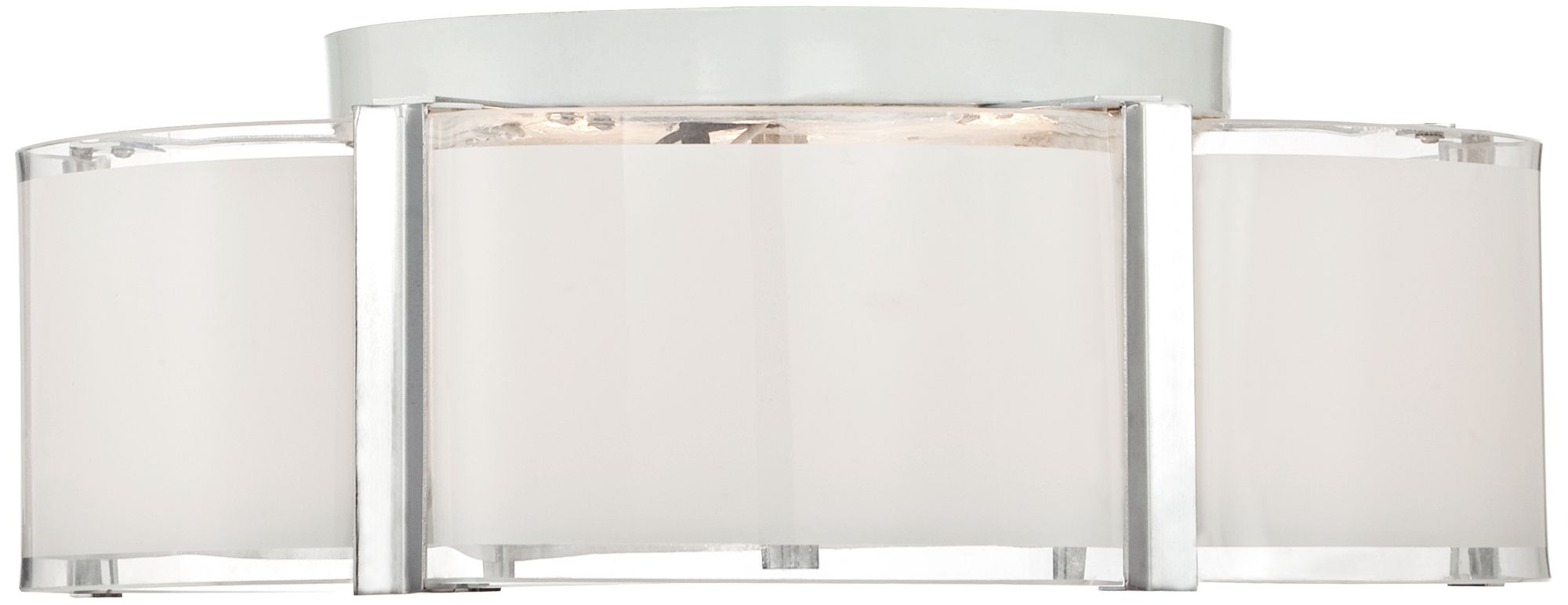 Image 5 Possini Euro Design Flair 16 3/4" Wide Chrome Ceiling Light more views