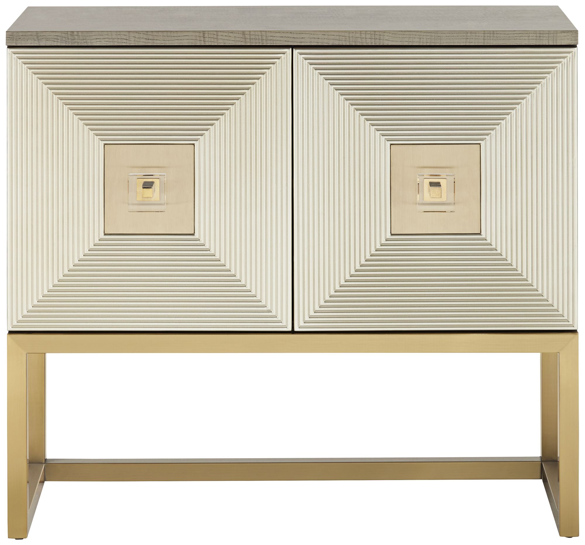 Image 7 Possini Euro Design Fleming 39" Wide Modern Luxe Accent Cabinet more views