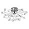 Possini Euro Design Galaxy Chrome 28 1/4" Wide Ceiling Light