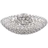 Possini Euro Design Geneva 16&quot; Wide Crystal Ceiling Light