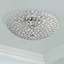 Possini Euro Design Geneva 16" Wide Crystal Ceiling Light