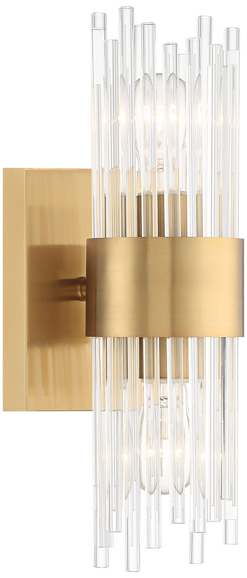 Image 6 Possini Euro Design Gillery 15 1/2" High Warm Antique Brass Sconce more views