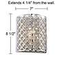 Possini Euro Design Glitz 8 1/2" High Pocket Wall Sconce in scene