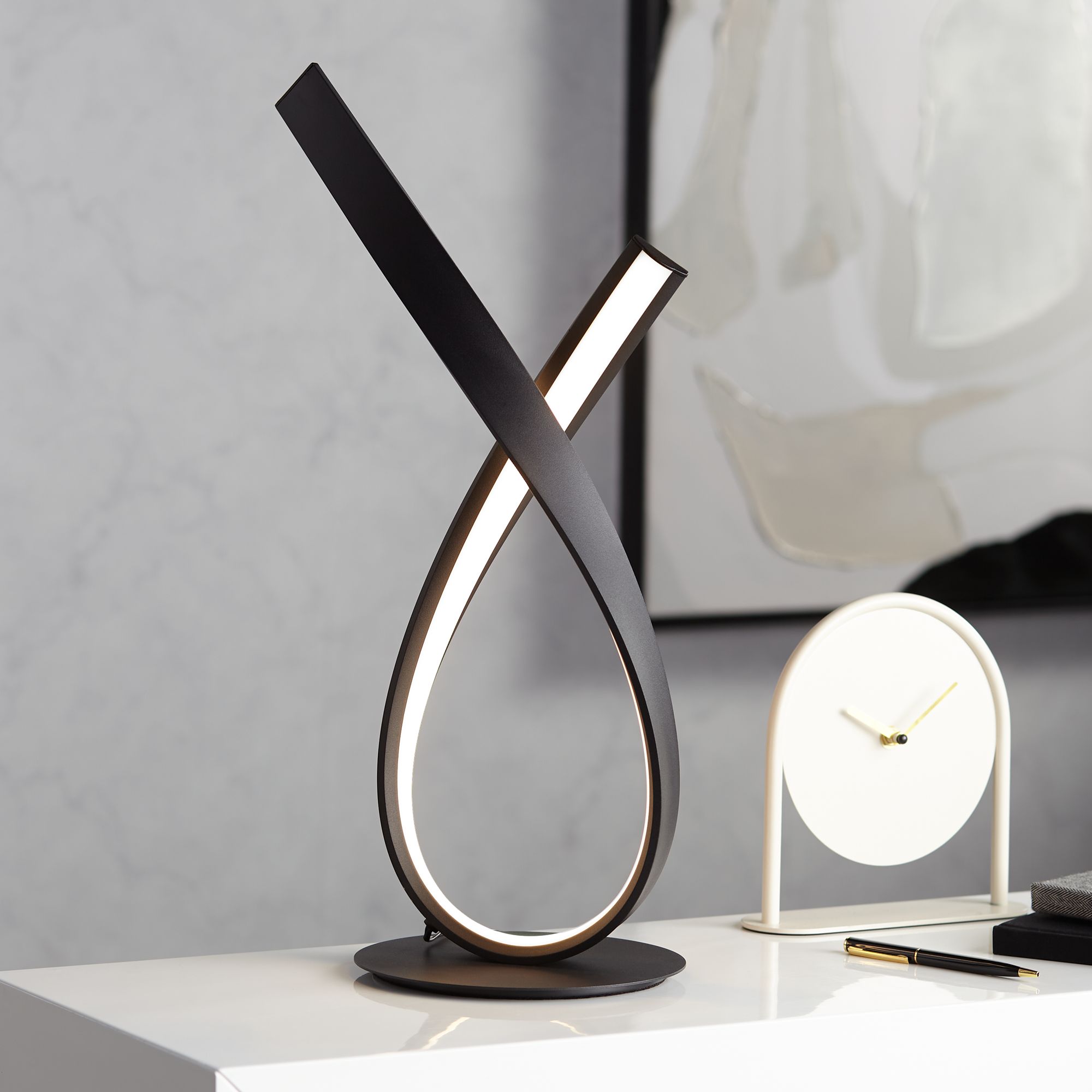 Possini Euro Design HELIX Black Collection