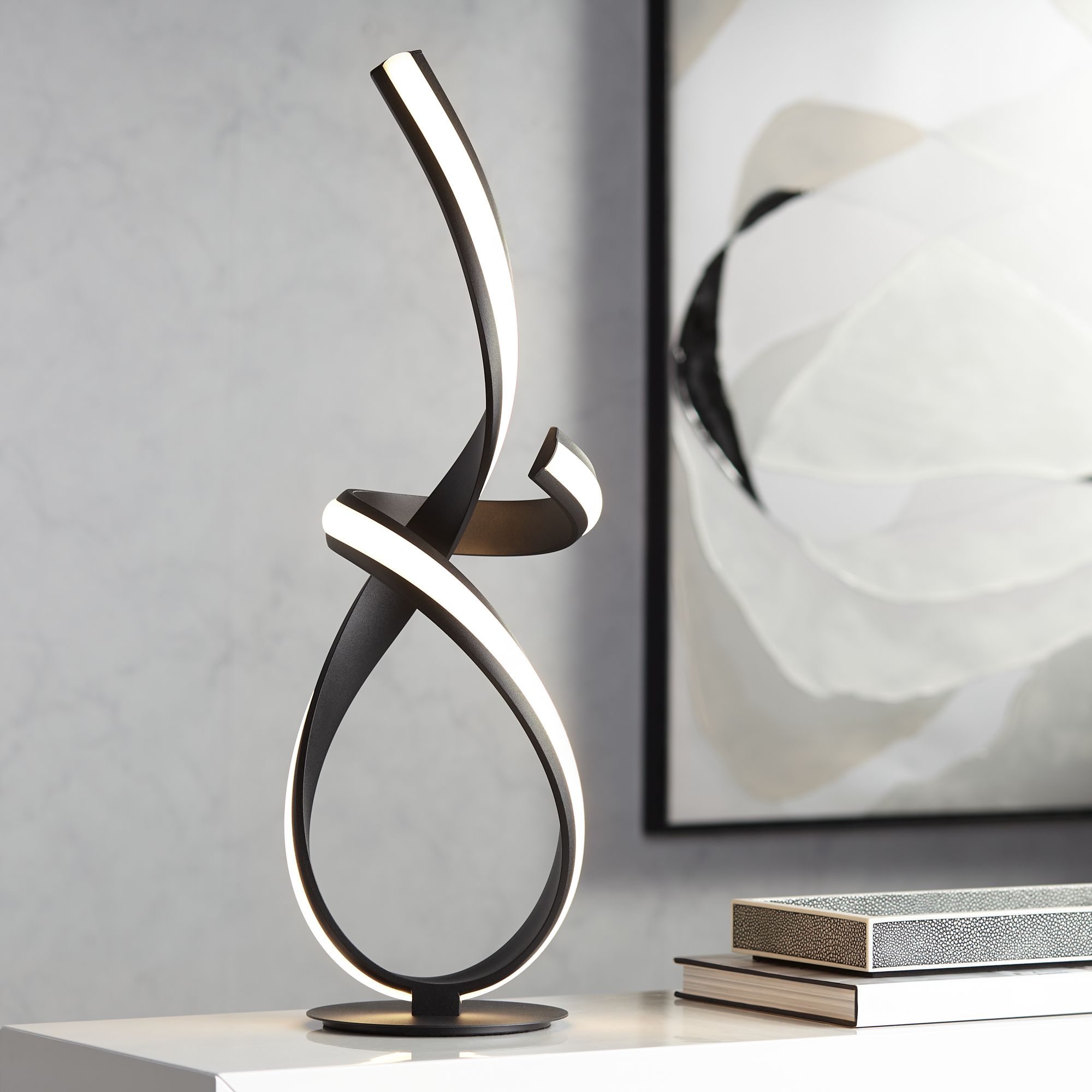 Possini Euro Design HELIX Black Collection