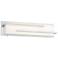 Possini Euro Design Jada 18 1/4" Wide Chrome LED Bath Light