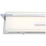 Possini Euro Design Jada 33 3/4" Wide Chrome LED Bath Light