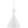 Possini Euro Design Juneau 9 3/4" Wide White Mini Pendant