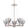Possini Euro Design Lucas 5-Light Brushed Nickel Chandelier