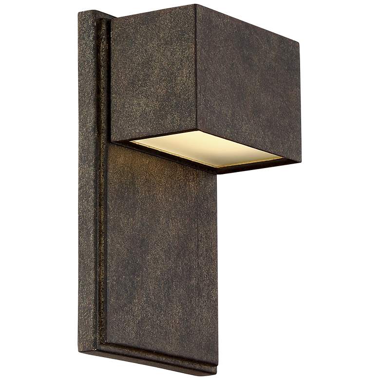 Image 6 Possini Euro Design Lyons 8 inchH Bronze Outdoor LED Wall Light Set of 2 more views