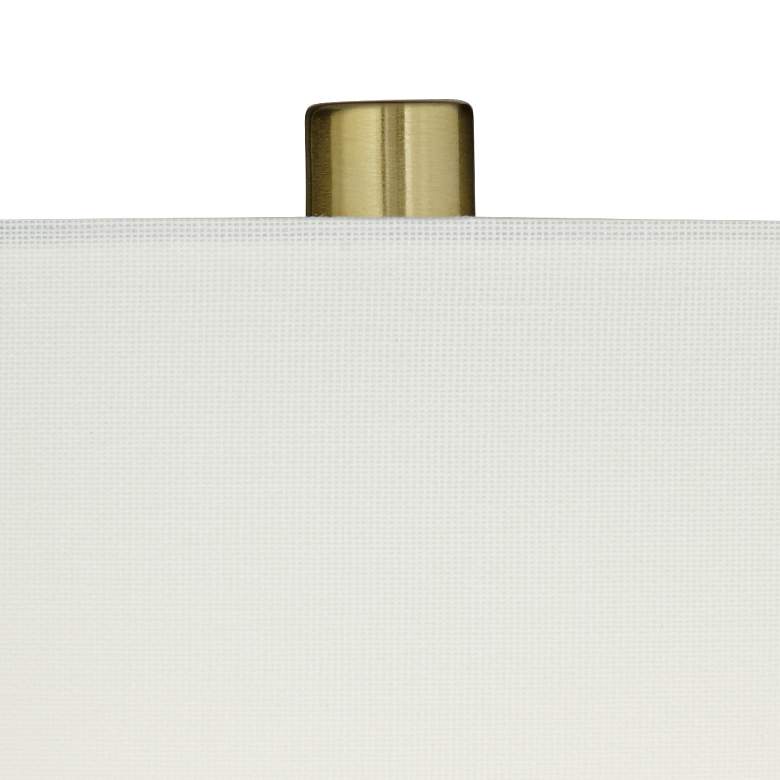 Image 4 Possini Euro Design Modern Scroll 32 inch High Gold Console Table Lamp more views