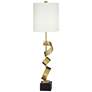 Watch A Video About the Possini Euro Design Modern Scroll Gold Console Table Lamp