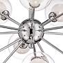 Possini Euro Design Nimbus 15-Light Glass and Chrome Sputnik Ceiling Light