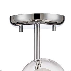 Image5 of Possini Euro Design Nimbus 15-Light Glass Chrome LED Sputnik Ceiling Light more views