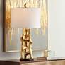 Watch A Video About the Possini Euro Design Organic Sculpture Modern Gold Table Lamp