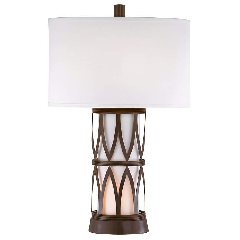 Image 1 Possini Euro Design Oval Arch Nightlight Lamp
