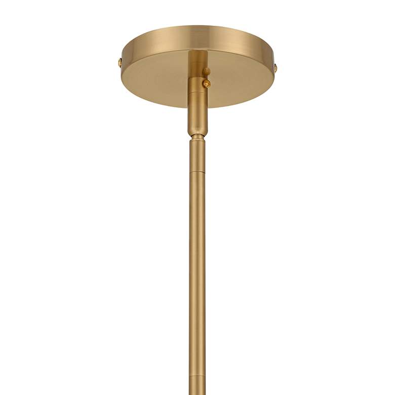 Image 5 Possini Euro Design Posey 13" Wide Black and Gold Dome Pendant Light more views