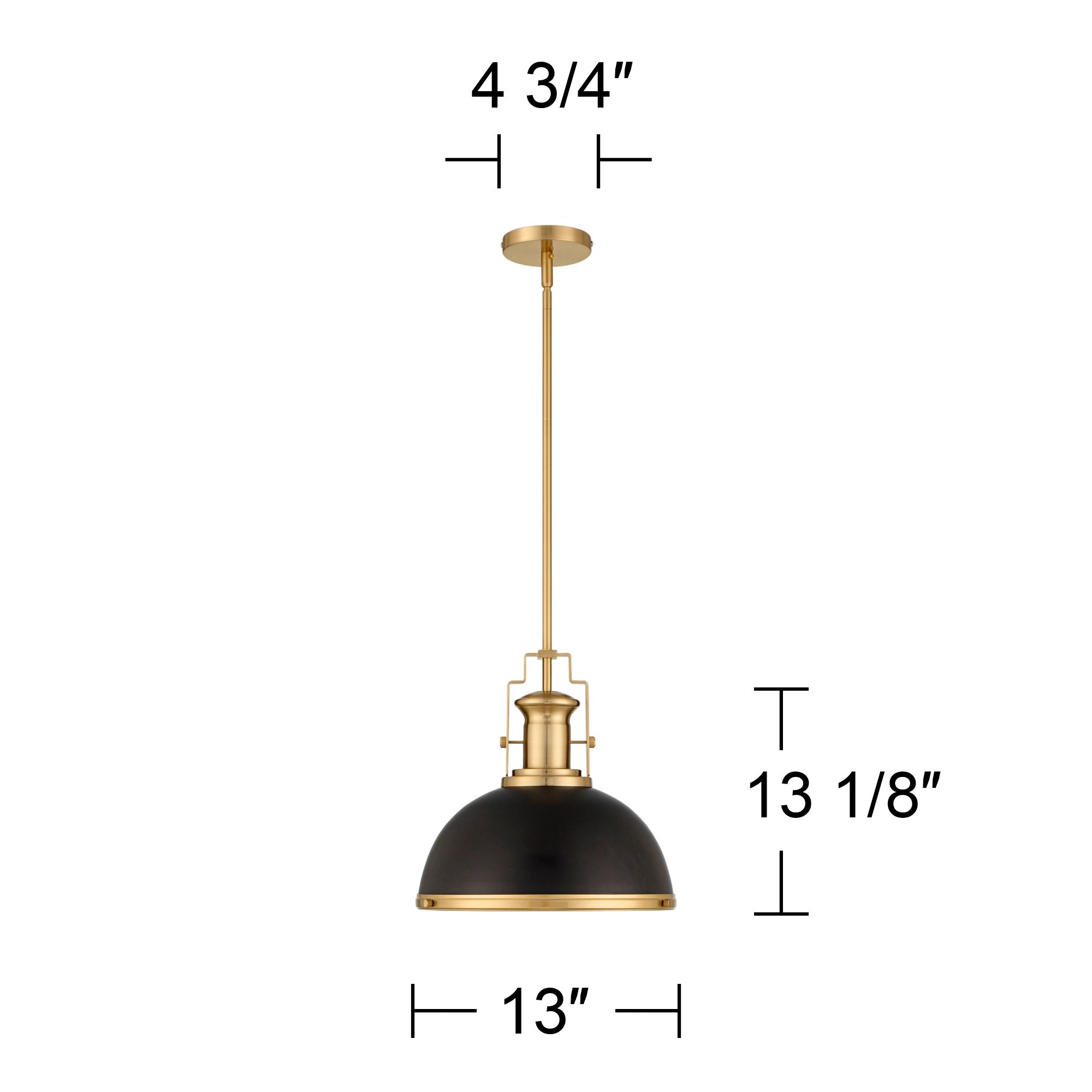 Watch A Video About the Possini Euro Design Posey Black Soft Gold Dome Pendant Light