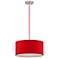 Possini Euro Design Red Shade 15 3/4" Wide Pendant Light