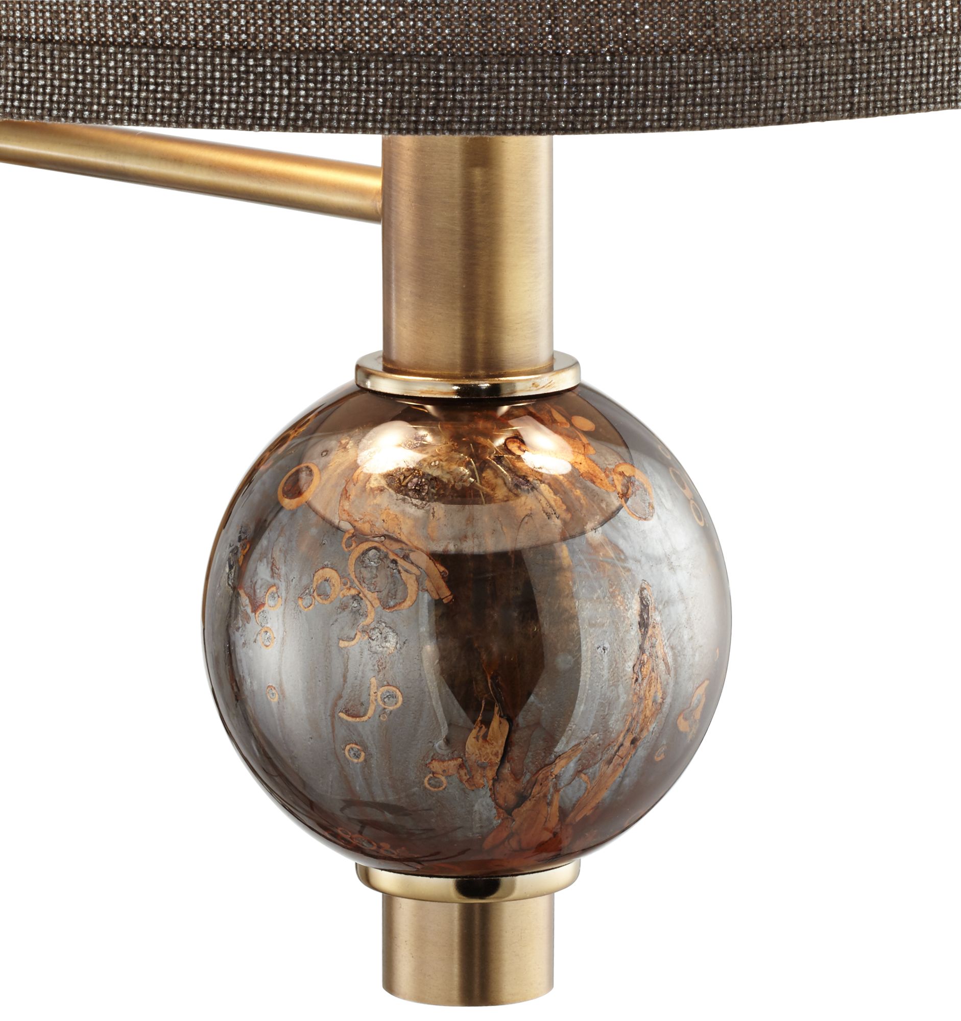 Image 5 Possini Euro Design Richford Brass Plug-In Swing Arm Wall Lamp with Dimmer more views