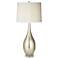 Possini Euro Design Silverleaf Buffet Console Table Lamp