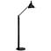 Possini Euro Design Skylar Bronze Adjustable Arc Floor Lamp