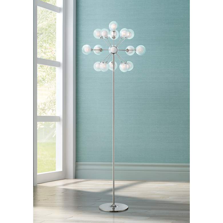 Image 1 Possini Euro Design Sputnik Style 16-Light Floor Lamp