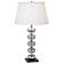 Possini Euro Design Stacked Chrome Globes Table Lamp