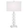 Possini Euro Design Stacked Crystal Ovals Table Lamp