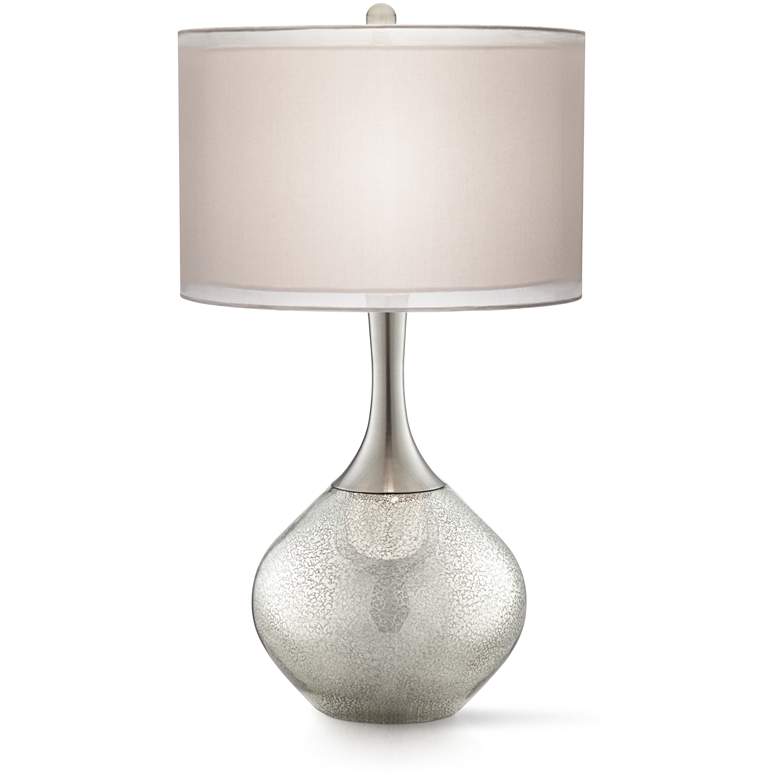 Image 7 Possini Euro Design Swift 30 1/2" Mercury Glass Table Lamps Set of 2 more views