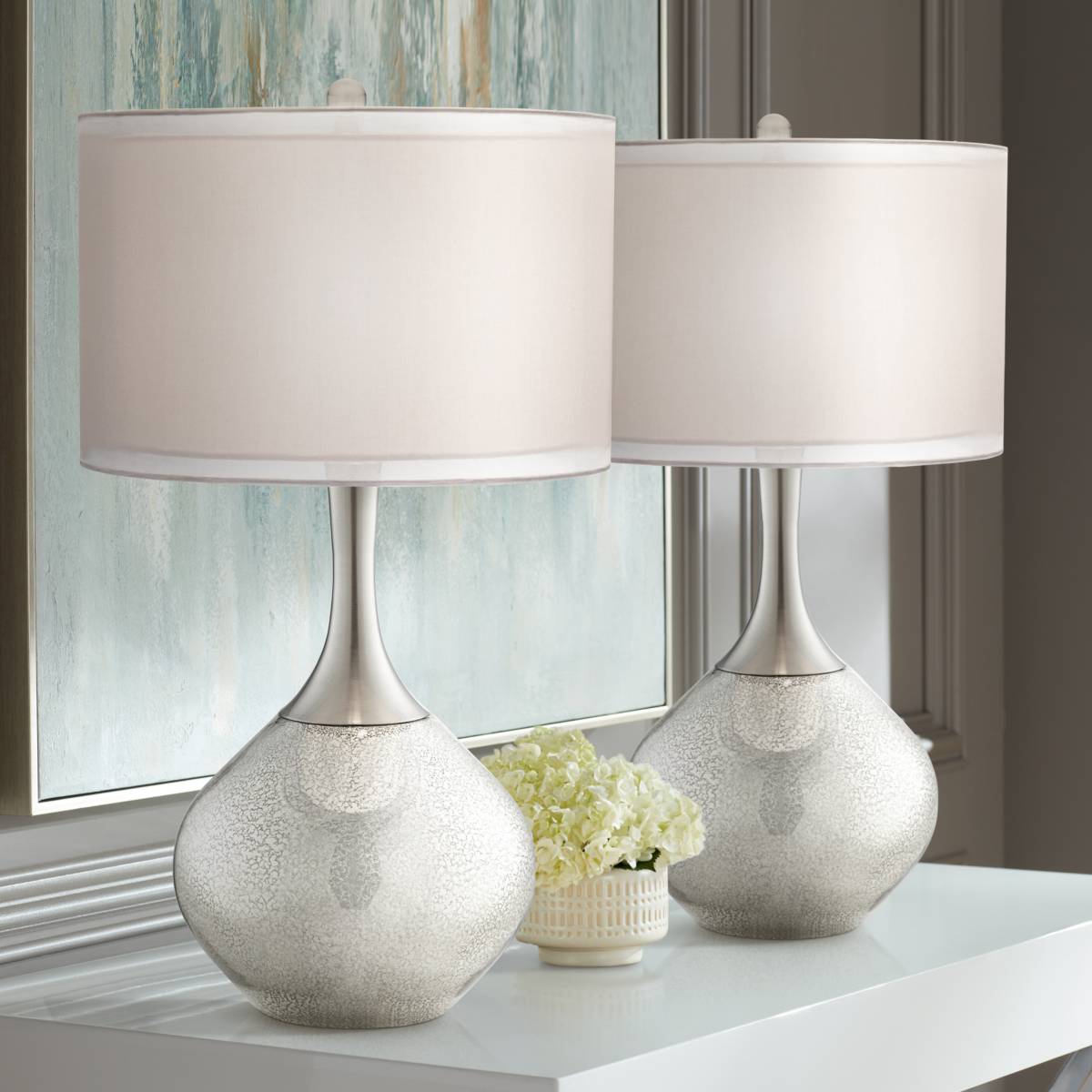 One Lamp Clear, Mid-Century | Lamps Plus