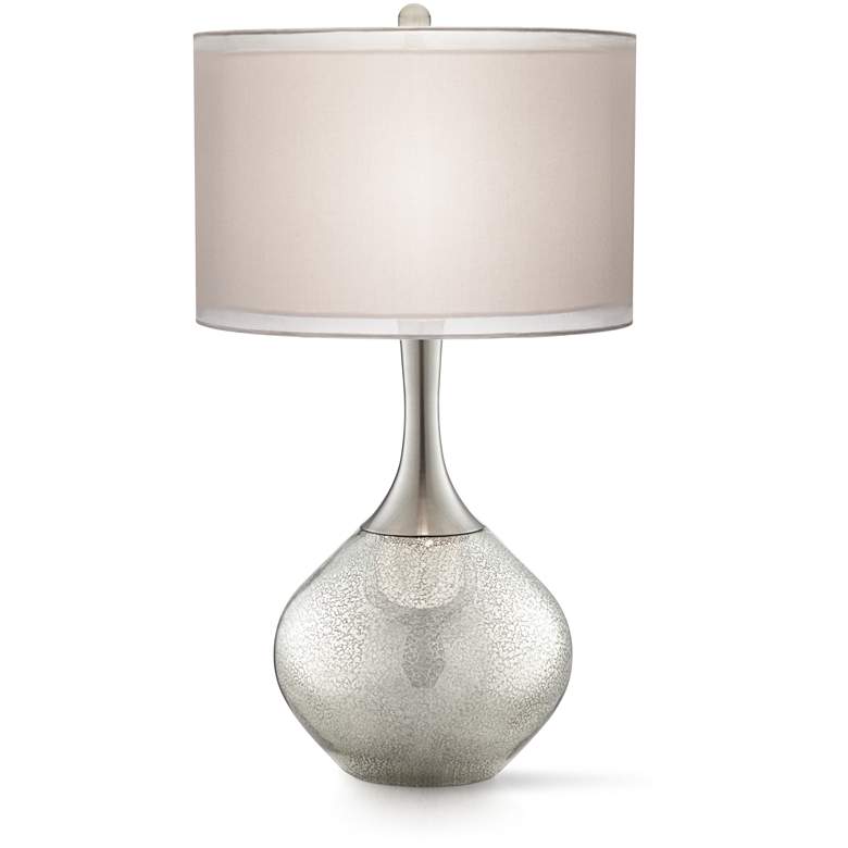 Image 7 Possini Euro Design Swift Mercury Glass Table Lamps Set of 2 more views