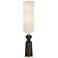 Possini Euro Design Taboo 66" Sculpted Faux Wood Modern Floor Lamp
