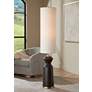 1_Possini Euro Design Taboo 66" Sculpted Faux Wood Modern Floor Lamp