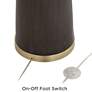 6_Possini Euro Design Taboo 66" Sculpted Faux Wood Modern Floor Lamp more views