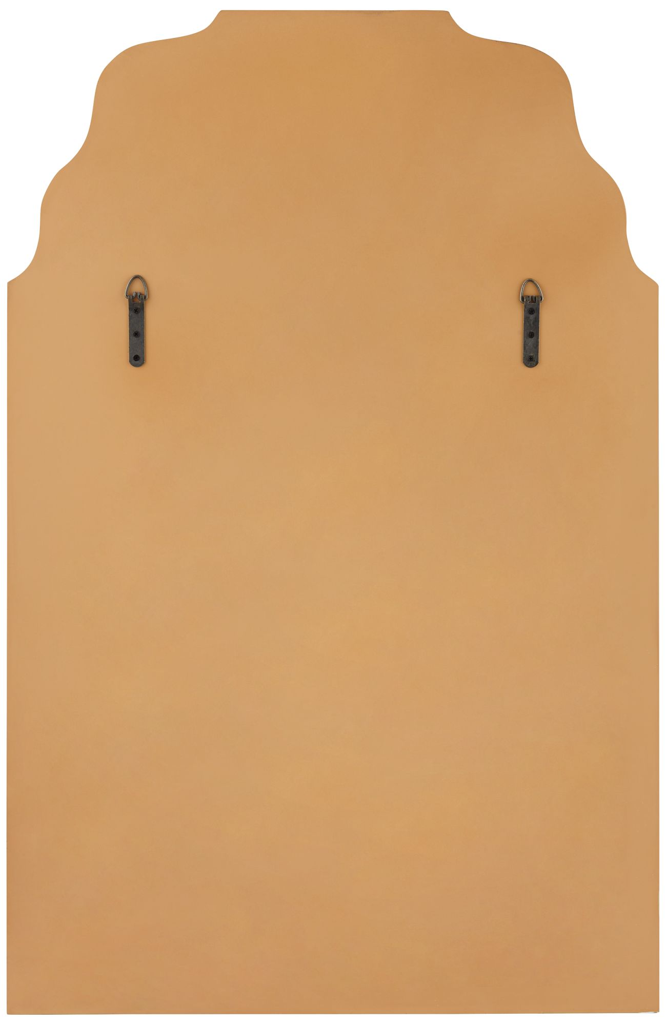 Image 7 Possini Euro Design Tali Antique Gold 40" x 26" Wave Trad. Mirror more views